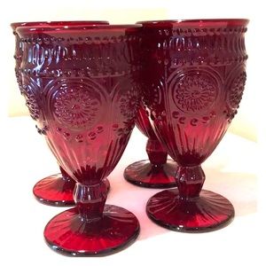 Set of Four Pioneer Woman Goblets
